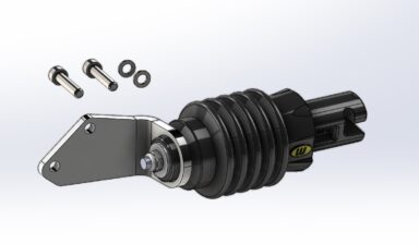 Weber-Kupplung E-ST für Cube etc. an Ständer Kettenstrebe unten