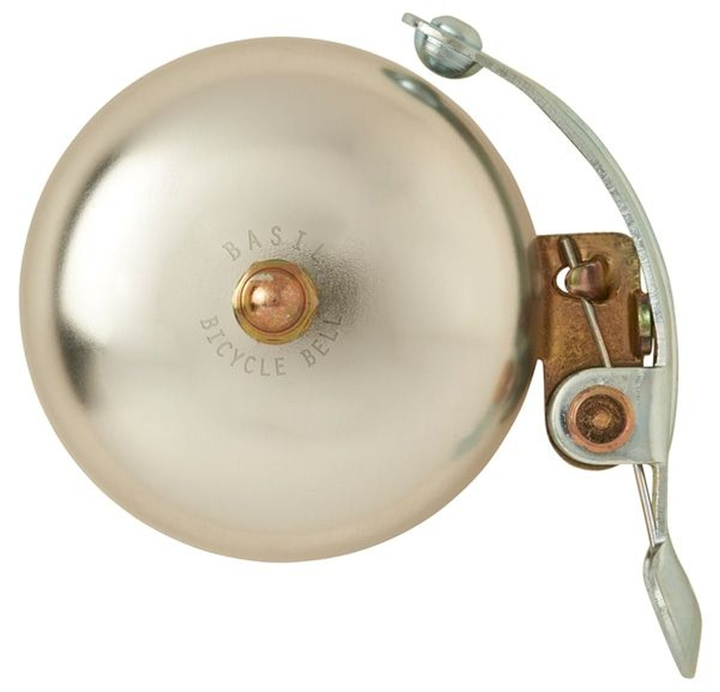 Sonnette De Vélo Rétro – Cloche Aluminium Argent/café, Design Vintage, Son Clair, Facile à Installer